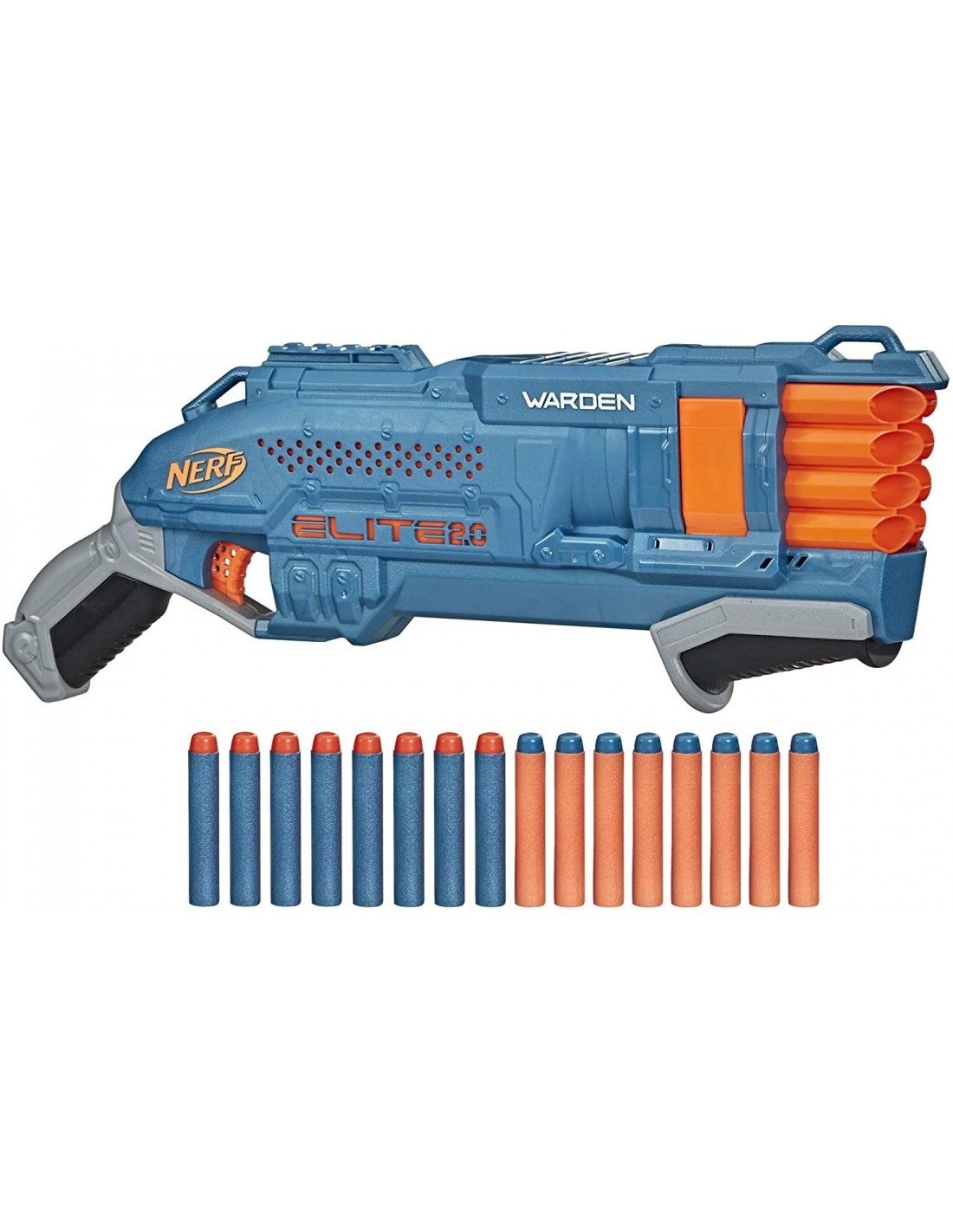 NERF ELITE 2.0 WARDEN DB-8 ΜΕ 16 ΒΕΛΑΚΙΑ 3 2 12