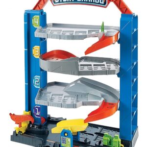 Hot wheels city stunt γκαράζ play set