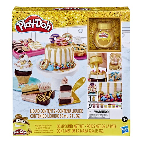 Play-Doh: Gold Star Baker Playset 1 E9437.1 500x500 1