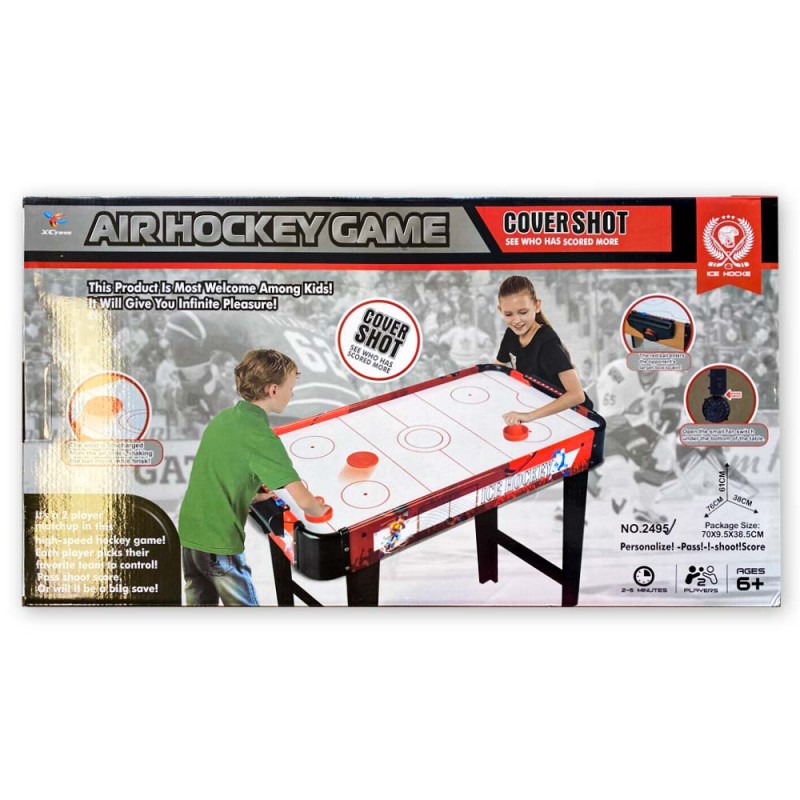 Air Hockey ξύλινο επιδαπέδιο 1 zita toys meghalo ksylino podosfairaki air hockey game 2495