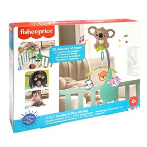 FISHER PRICE ΦΟΡΗΤΟ ΠΕΡΙΣΤΡΕΦΟΜΕΝΟ ΜΕ ΖΩΑΚΙΑ – 3 ΣΕ 1