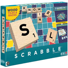 SCRABBLE νέο με ξύλινα γράμματα