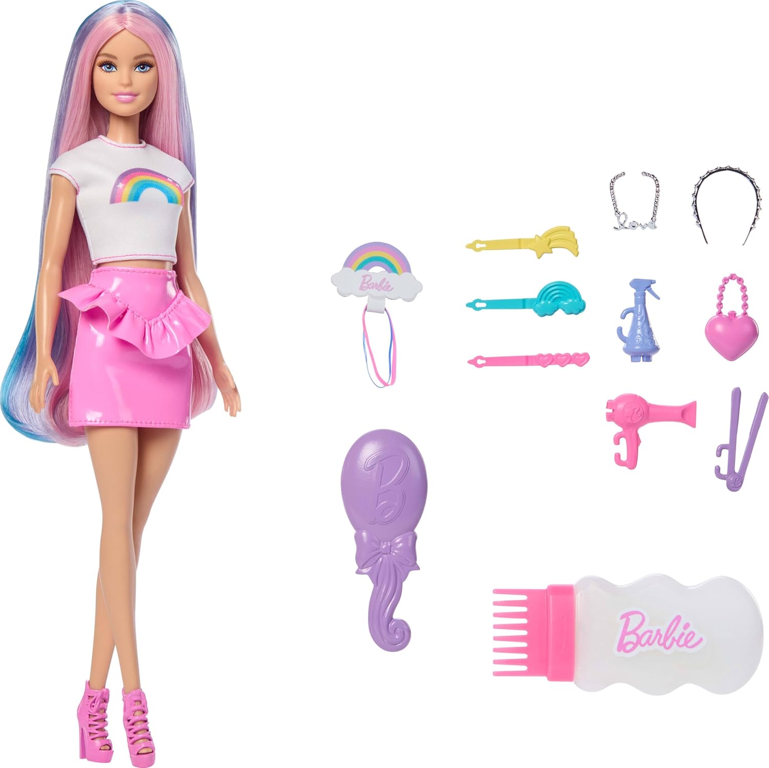 BARBIE ΠΟΛΥΧΡΩΜΑ ΜΑΛΛΙΑ ΜΕ ΓΚΛΙΤΕΡ 3 71hb6a9ezvl ac sl1500