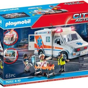 Playmobil Ασθενοφόρο Με Διασώστες