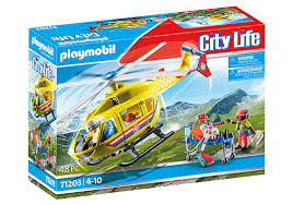 Playmobil Ελικόπτερο Πρώτων Βοηθειών