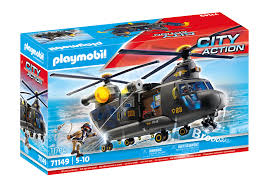 Playmobil Ελικόπτερο Ειδικών Δυνάμεων με δύο έλικες