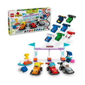 LEGO DUPLO Town: F1 Team Race Cars & Drivers