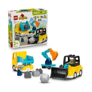 LEGO DUPLO Town: 3 in 1 Construction Vehicles