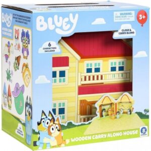 Giochi Preziosi Bluey: Ξύλινο Σπίτι Με 6 Φιγούρες