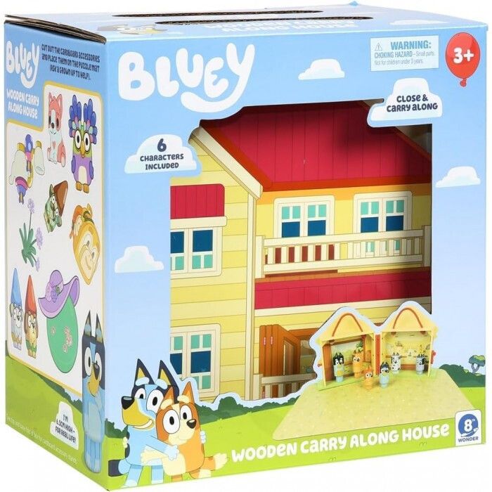Giochi Preziosi Bluey: Ξύλινο Σπίτι Με 6 Φιγούρες 1 258387