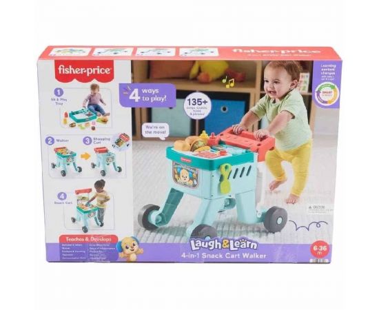 FISHER PRICE ΕΚΠΑΙΔΕΥΤΙΚΟ ΚΑΡΟΤΣΑΚΙ ΓΙΑ ΨΩΝΙΑ-ΣΤΡΑΤΑ 4-ΣΕ-1 3 Fisher Price Εκπαιδευτικό Καροτσάκι Περπατούρα 4 Σε 1 JLM95 Αντιγραφή