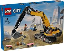 LEGO City Yellow construction excavator
